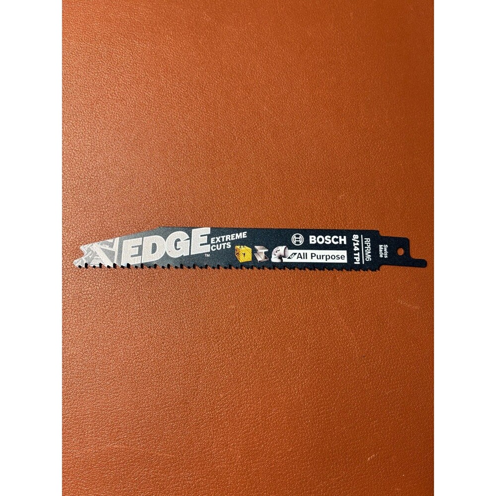 Bosch RPRM6B Bulk 6-Inch Progressive Metal Reciprocating Saw Blade 6 pack